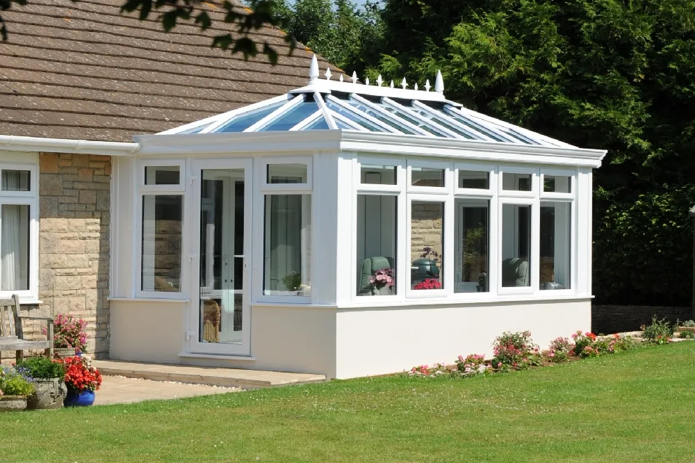 white edwardian conservatory